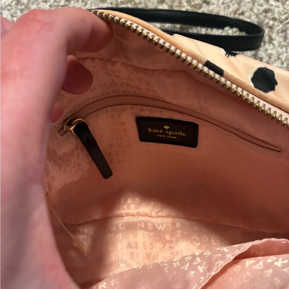 Kate Spade Pink and Black Crossbody Bag EUC - Picture 4 of 5